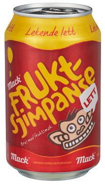 Frukt-sjimpanse Lett 0,33l bx Mack