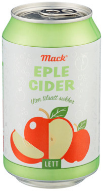 Mack Eple Cider Lett 0.33l bx Mack