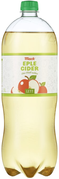 Mack Cider Eple Lett 1,5l flaske