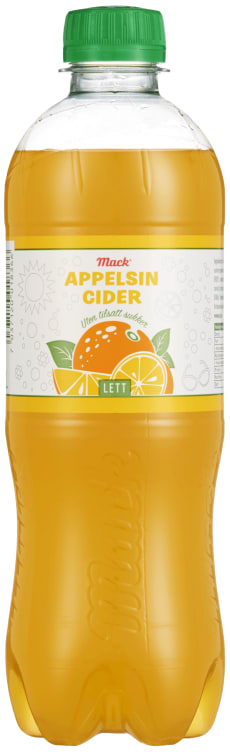 Mack Cider Appelsin Lett 0,5l flaske