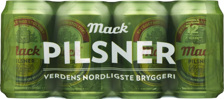 Mack Pilsner 0,33lx12 boks