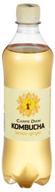 Kombucha Ginger Lemon 0.5l Fl Carpe Diem