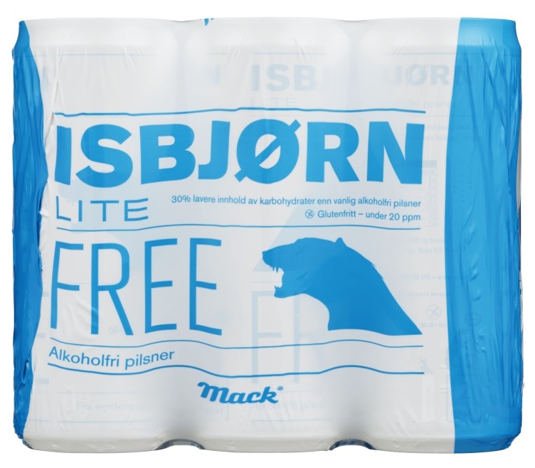 Mack Isbjørn Lite Free 0,33lx6 boks