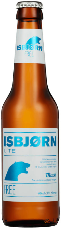 Mack Isbjørn Lite Free 0,33l flaske