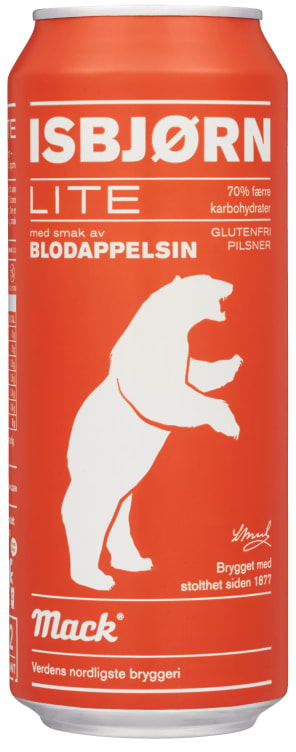 Mack Isbjørn Lite Blodappelsin 0,5l boks