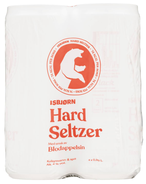 Mack Isbjørn Hard Seltzer Blodapp.0,33lx4bx