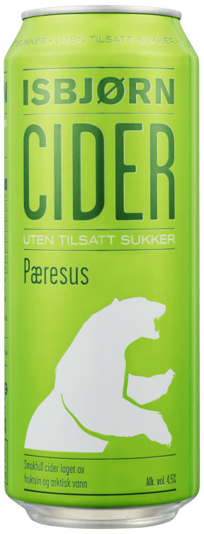 Mack Isbjørn Cider Pæresus 0,5l boks