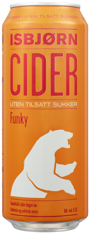 Isbjørn Cider Funky 0,50l bx Mack