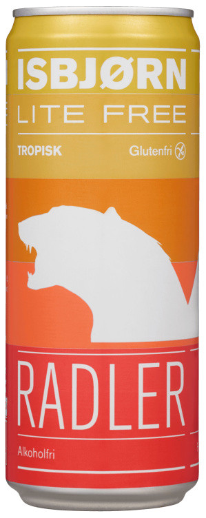 Mack Isbjørn Lite Free Radler Tropisk 0,33l boks