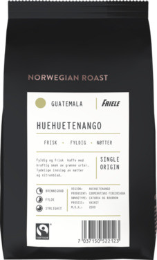 Fairtrade Guatemala Kaffe Hel 500g