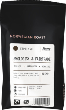 Økolog&fairtrade Espr Hel 500g