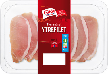 Svin Ytrefilet Tynnskåret 400g