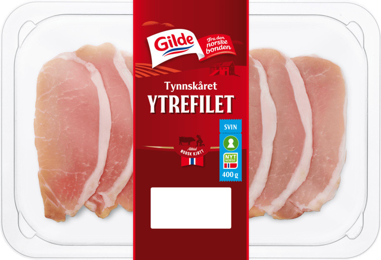 Svin Ytrefilet Tynnskåret 400g