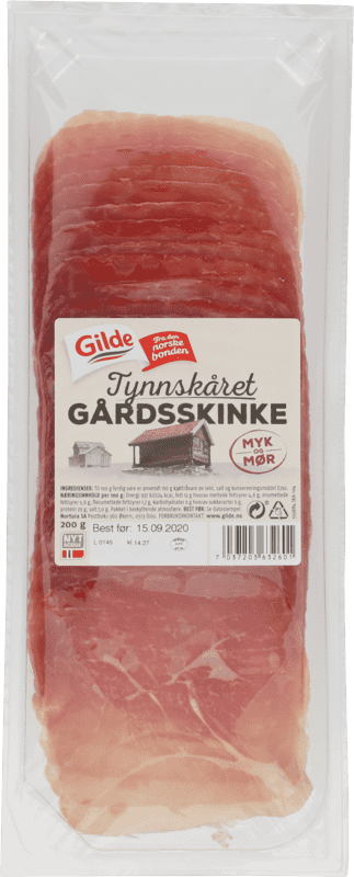 Gilde Tynnskåret Gårdskinke 200g