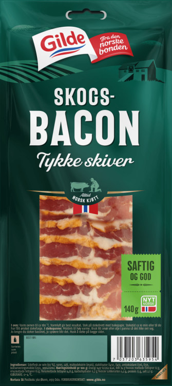 Skogsbacon 140g Gilde