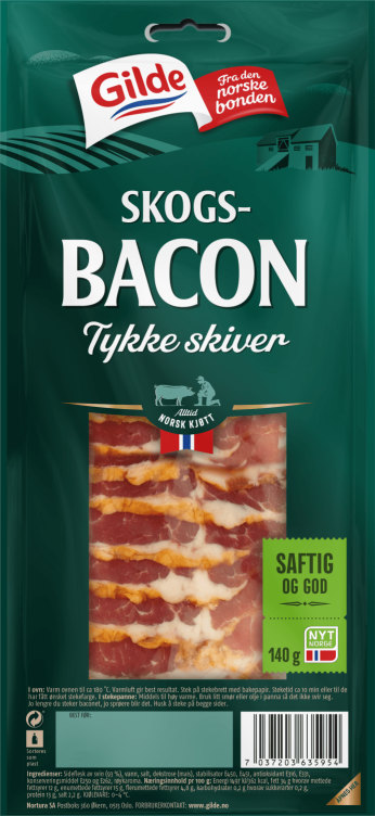 Skogsbacon 140g Gilde