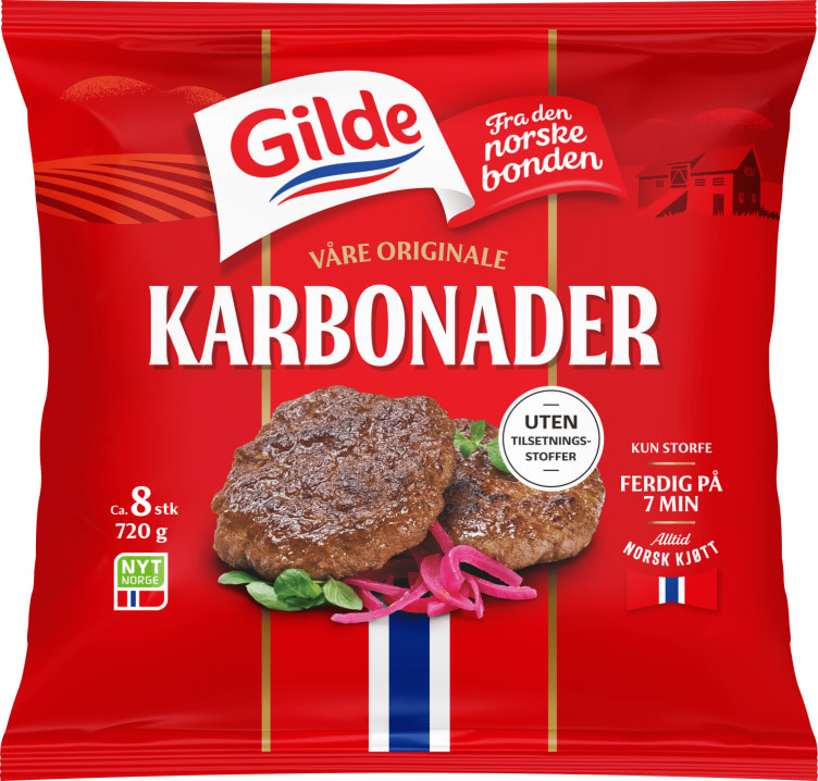 Karbonader 720g Gilde