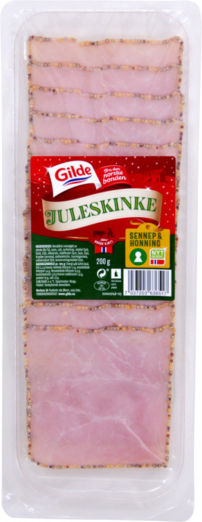 Juleskinke Sennep/Honning 200g Gilde