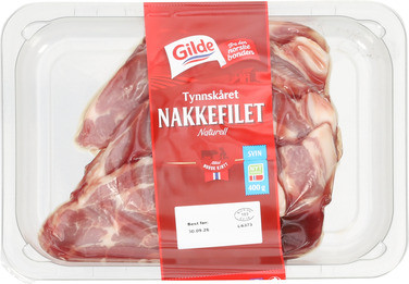 Tynnskåret Nakkefilet 400g Gilde