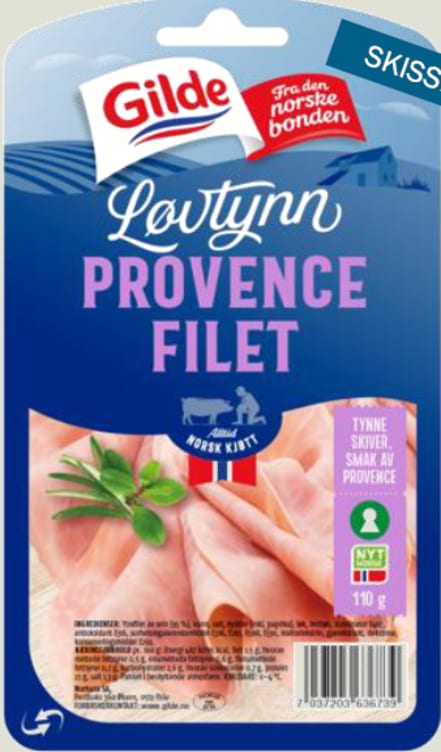 Provencefilet Løvtynn 110g Gilde