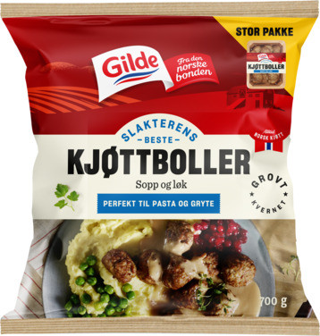 Kjøttboller Sopp og Løk 700g Enh
