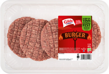 Burger av Storfe 400g