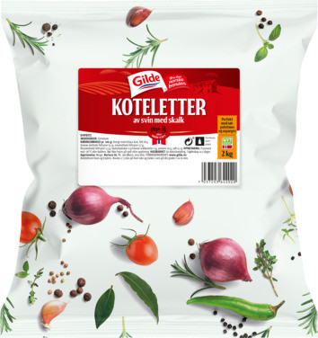 Svinekoteletter 2kg Gilde