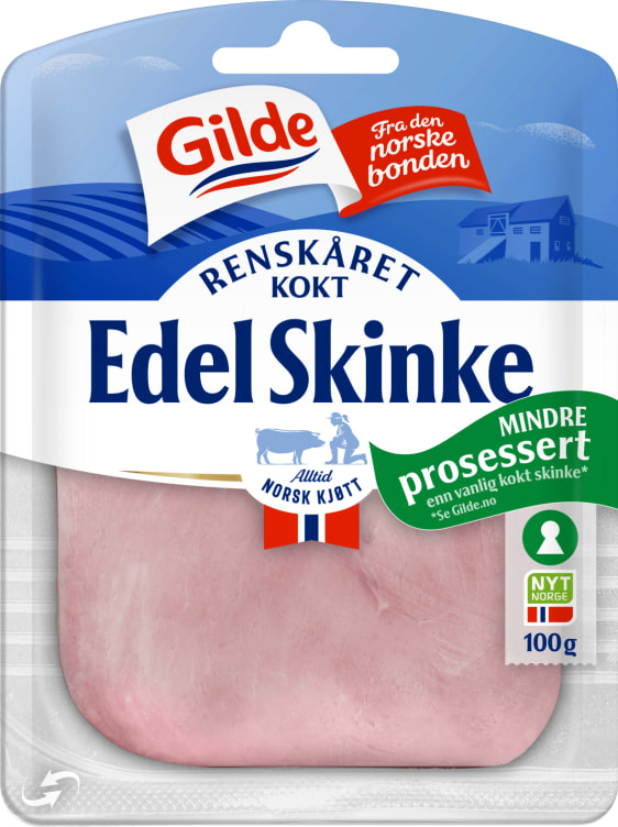 Kokt Skinke Ekte 100g Gilde