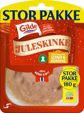 Juleskinke Sennep og Honningsmak 180g Gilde