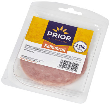 Kalkunrull Skivet 25g Kuvert Prior