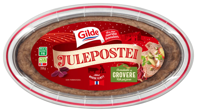 Julepostei Ovnsbakt Grov 350g Gilde