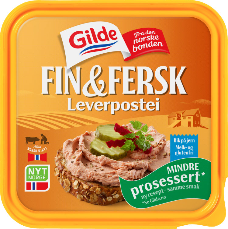 Postei Fin&Fersk 150g Gilde