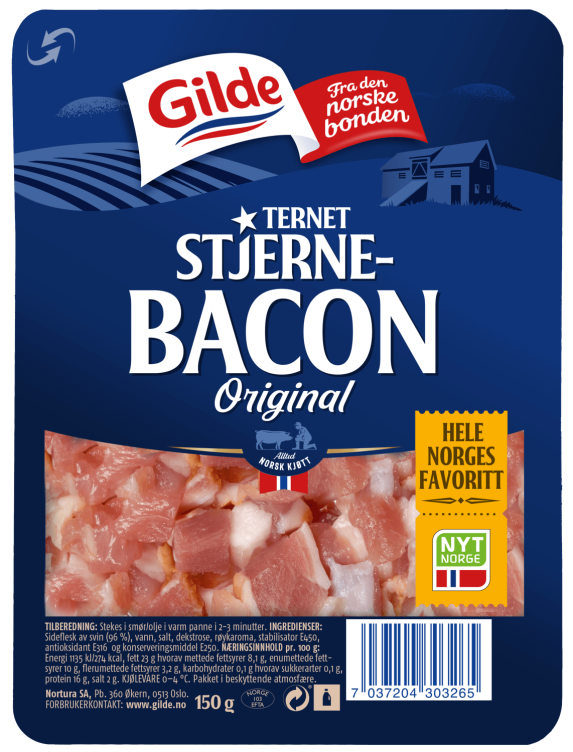 Stjernebacon Ternet 150g Gilde