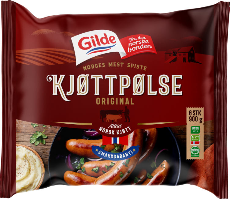 Kjøttpølse Original 900g Gilde