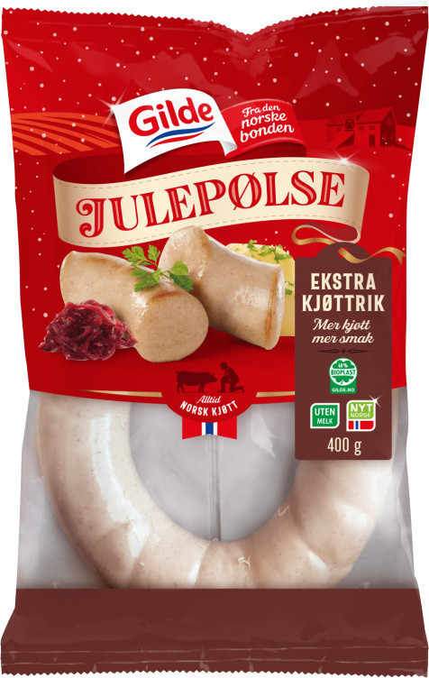 Julepølse Kjøttrik 400g Gilde