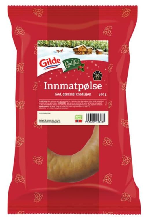 Innmatpølse Kokt 400g Gilde