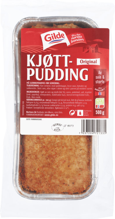 Kjøttpudding 500g Gilde