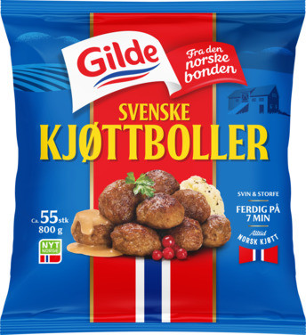 Svenske Kjøttboller Stekt 800g
