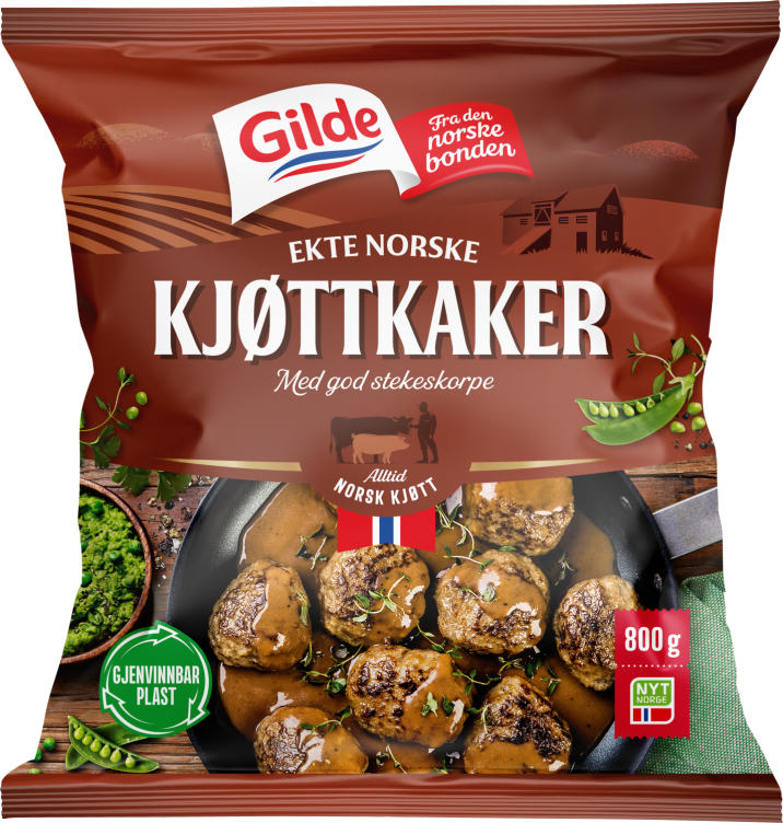 Kjøttkaker 800g Gilde