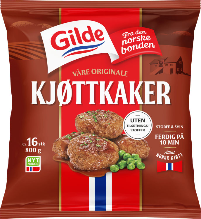 Kjøttkaker 800g Gilde