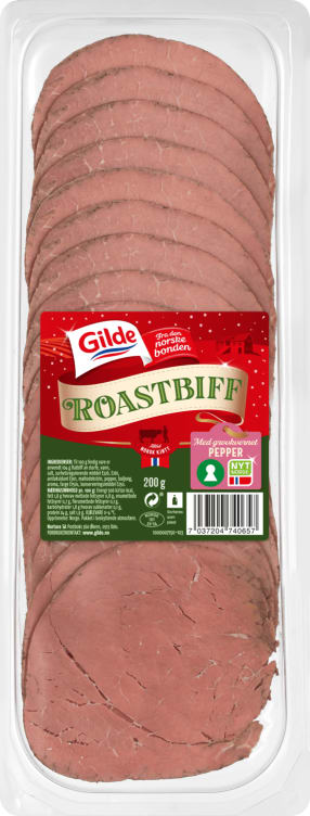 Roastbiff skivet 200g Gilde