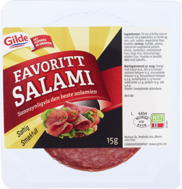 Favorittsalami 15g Kuvert