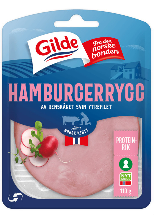 Hamburgerrygg 110g Gilde