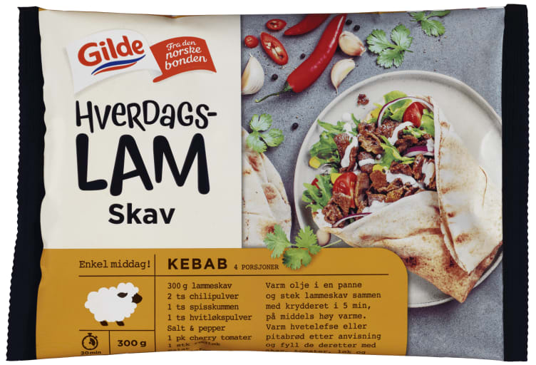 Lammeskav Hverdagslam 300g Gilde