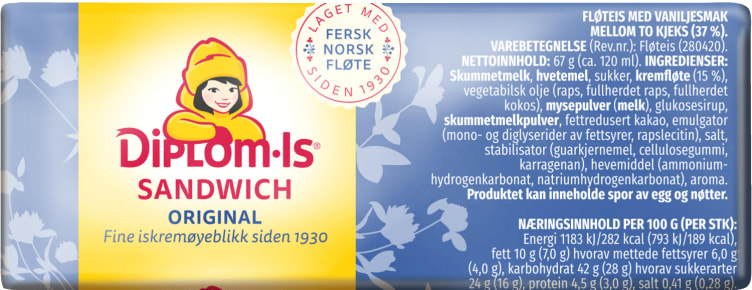 Sandwich Original 120ml Diplom-Is