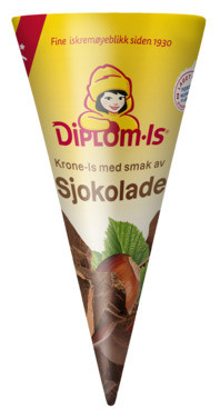Diplom-is Krone-is Sjokolade 125ml