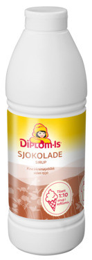 Sjokoladesirup 0.8l Diplom-is