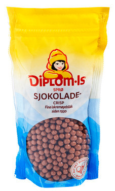 Sjokoladecrisp 100g Diplom-is