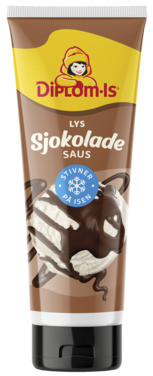 Lys Sjokosaus Stivn 250g Diplom-is