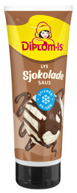 Lys Sjokosaus Stivn 250g Diplom-is